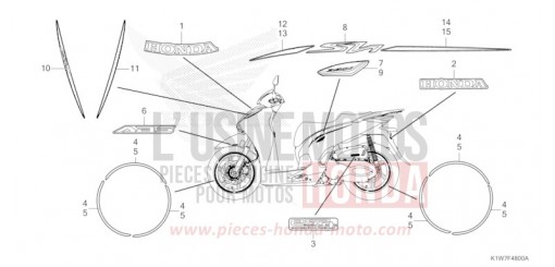 MARQUE/RAYURE SH350AR de 2024